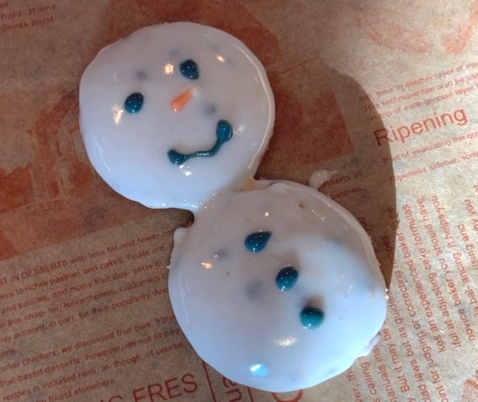 Gluten Free Snowman Cookies!