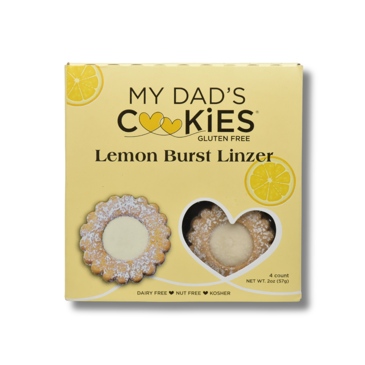 Lemon Burst Linzers – My Dad's Cookies