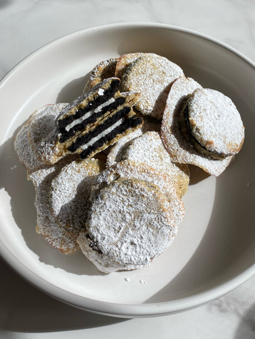 Air Fried Chocolate Sandwich Cookies