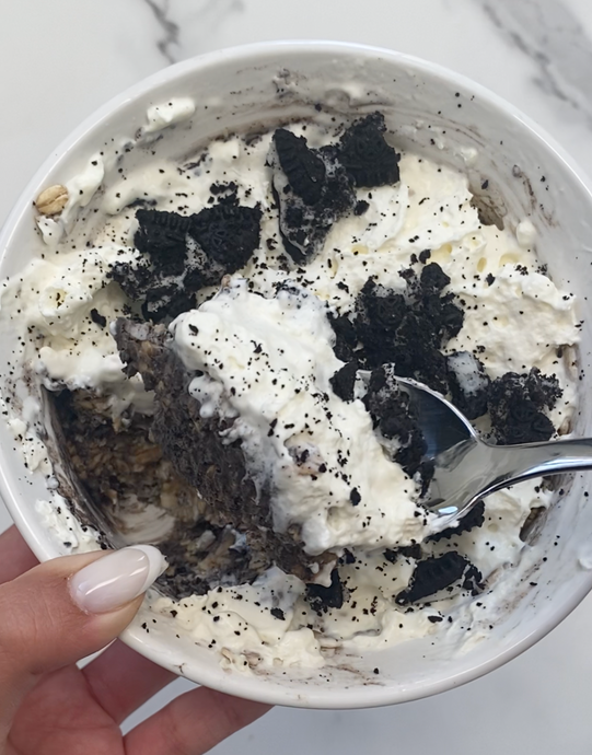 Chocolate Sandwich Overnight Oats